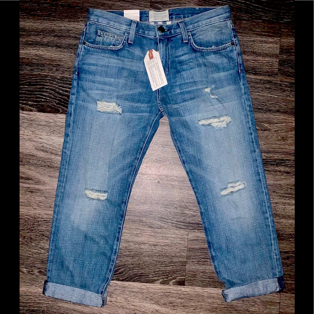 current elliot shredded boyfriend jeans